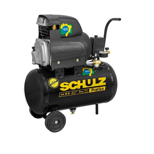 MOTOCOMPRESSOR PRATIKO CSI 8,6/25 - 8,6 PCM 25 LITROS 2 HP - 220V SCHULZ