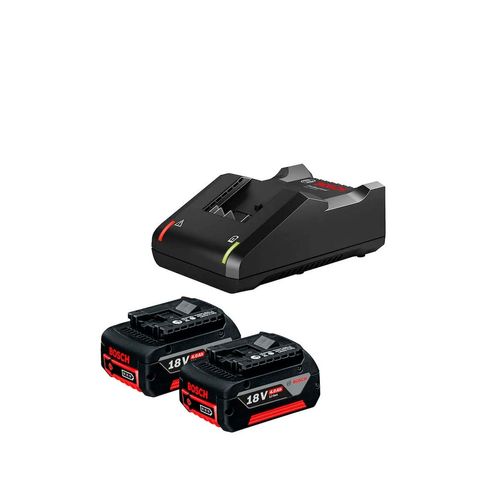 Kit com 2 Baterias Gba 18v com Carregador 18v-40 Bivolt Bosch