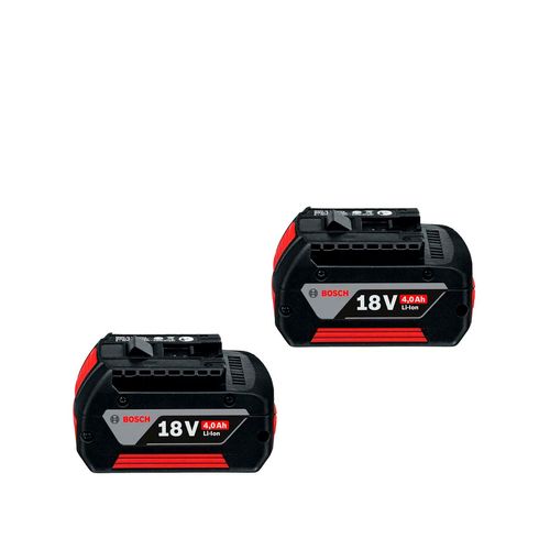 Kit com 2 Baterias Gba 18v com Carregador 18v-40 Bivolt Bosch