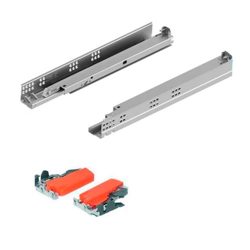 Corrediça Tandem 300mm Extração Total 30kg com Tip-on Blum