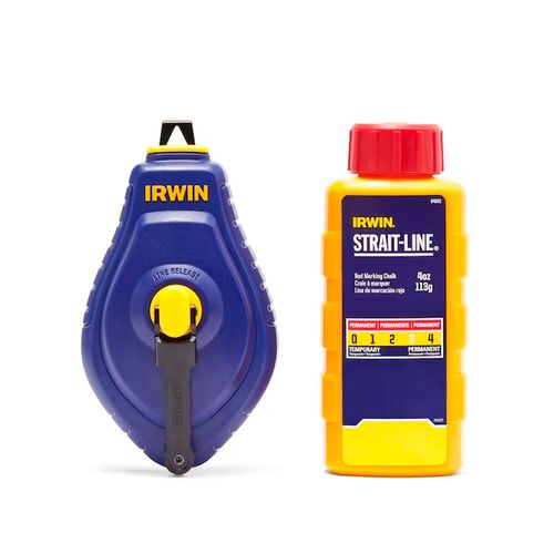 Jogo Carretel de Linha + Giz Vermelho Iwht48442rc Irwin