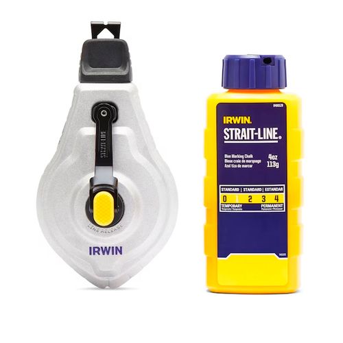 JOGO CARRETEL DE LINHA + GIZ AZUL M6 IWHT48445RC IRWIN