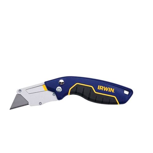 ESTILETE TRAPEZOIDAL 18MM DOBRÁVEL COM 5 LÂMINAS EXTRAS IWHT10578 IRWIN