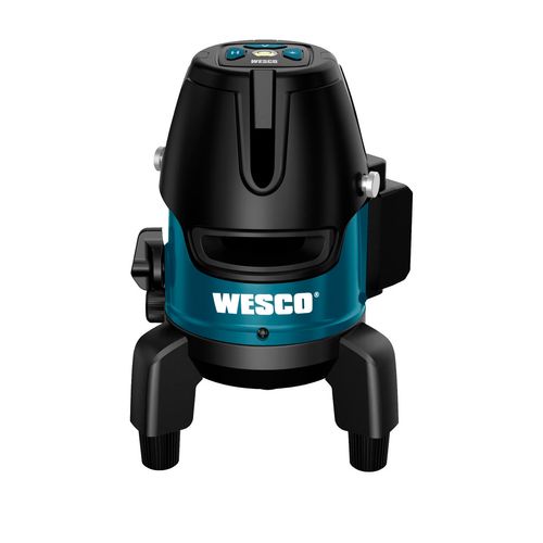 NÍVEL A LASER 5 LINHAS VERDE PROFISSIONAL WS8911K WESCO