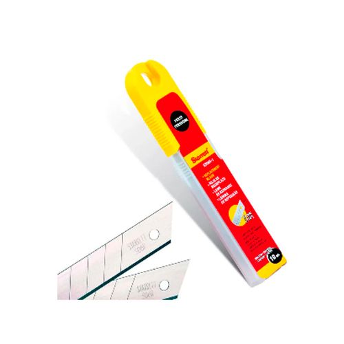 Lâmina Reta Larga 18mm 10 Peças para Estiletes Ks06r Starrett