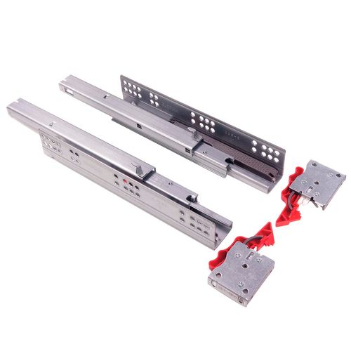 Corrediça Invisível 40cm Gt2 30kg com Amortecedor Extração Total Hafele
