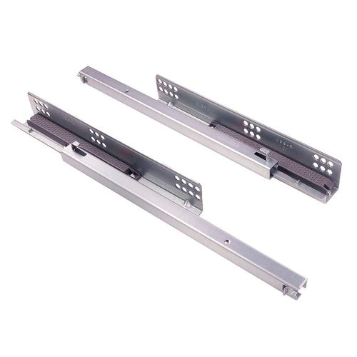 Corrediça Invisível 45cm 25kg com Amortecedor Extração Parcial Hafele