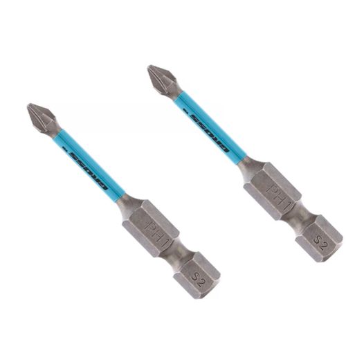 Bits de Torção para Ferramentas de Impacto Ph 1 X 50mm com 2 Peças 1148555 Gross