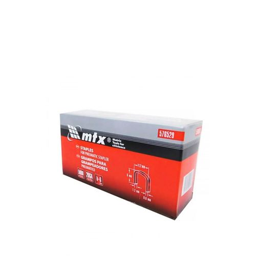 Grampo para Grampeador Pneumático 6mm 5000 Peças Mtx