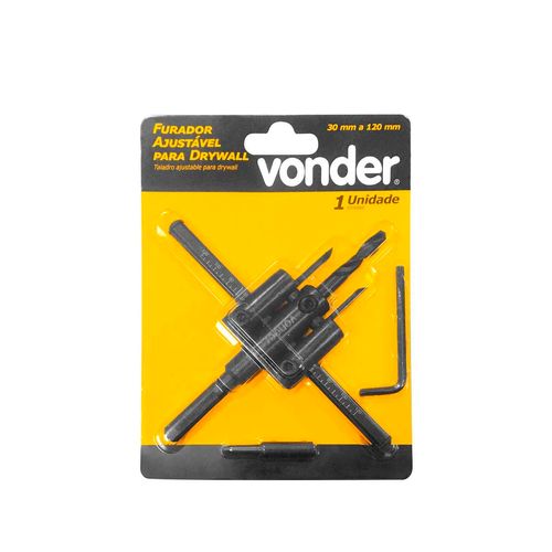 Furador Ajustável de 30mm a 120mm Vonder