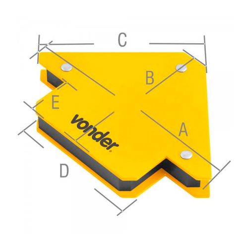 Esquadro Magnético 10 Kgf para Soldador Vonder