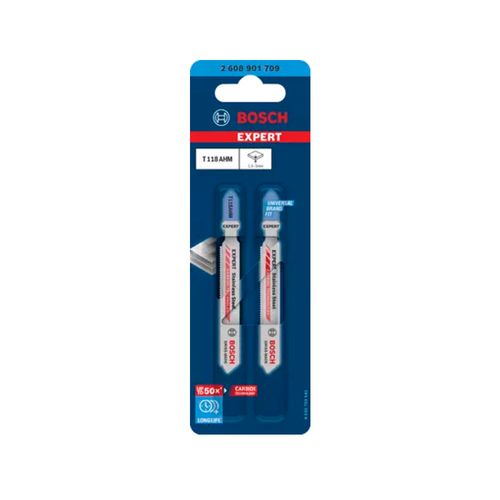 Lâmina para Serra Tico Tico Expert Metais Inox T118ahm C/2 Peças Bosch