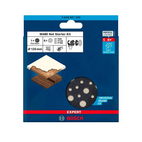 Kit de Discos Expert M480 G80 125mm 7 Peças Bosch
