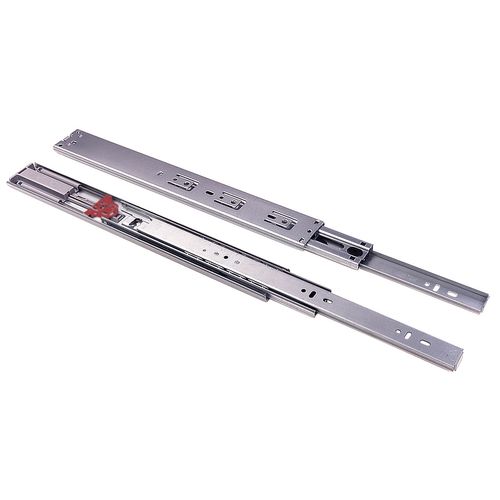 Corrediça Telescópica 50cm com Amortecedor Fr5046 45kg Zincada Fulterer