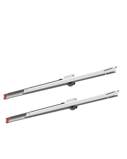 Corrediça 65 cm Apoiada 70 kg FR2071 Branca Fulterer