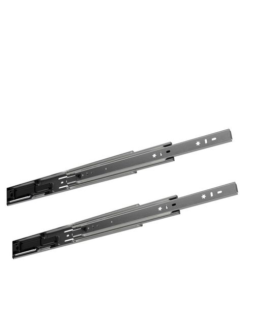 Corrediça Telescópica 50cm com Amortecedor Fr5210 90kg Zincada Fulterer