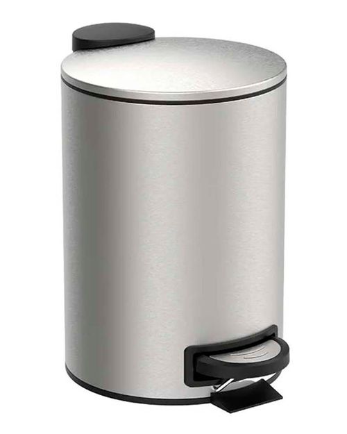 LIXEIRA SPIN 20 LITROS 42.5X29.5CM INOX ESCOVADO BRINOX