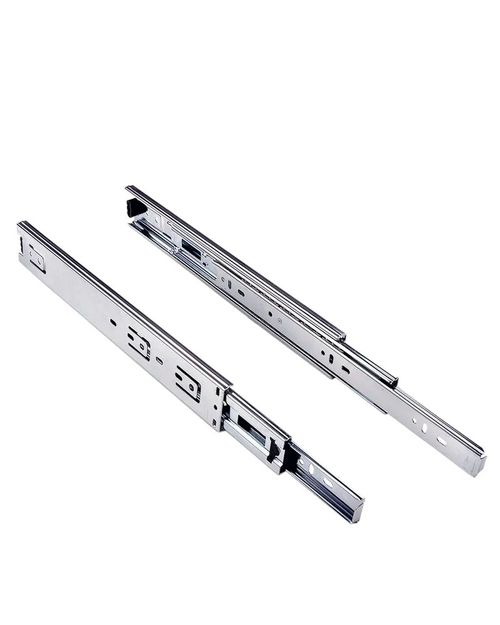 Corrediça Telescópica 50cm Tt45 50kg Zinco Acetinado Fgv/tn