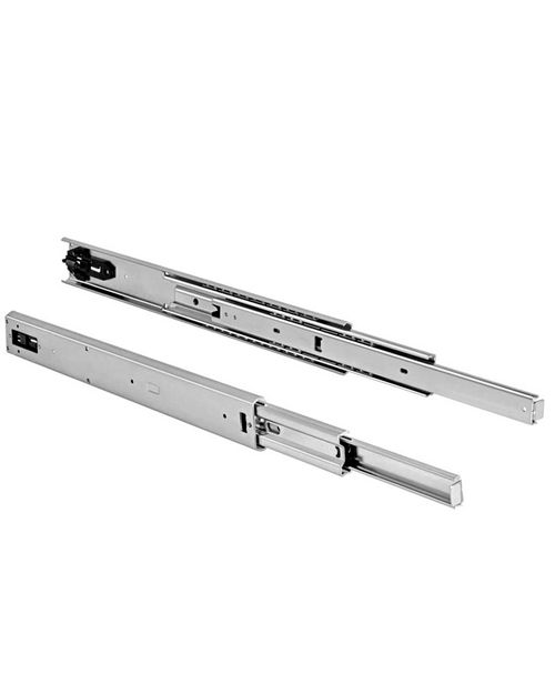 Corrediça Telescópica 50cm Self-close Tt58 100kg Zincada Fgv/tn