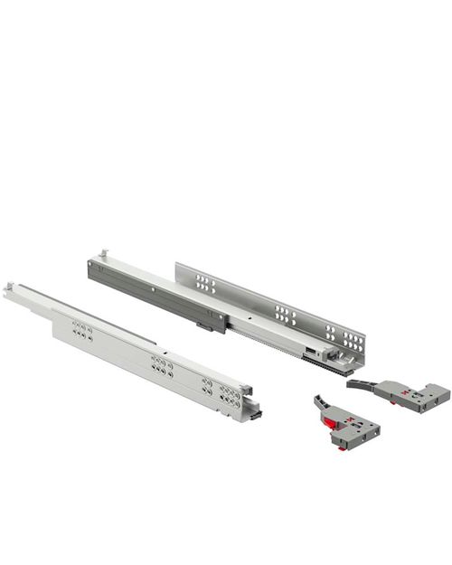 Corrediça Invisa 50cm Gt3 com Amortecedor Sincronizada Hafele