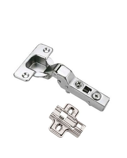 DOBRADIÇA 35MM METALLA SUPER CURVA CLIP COM AMORTECEDOR 105º HAFELE