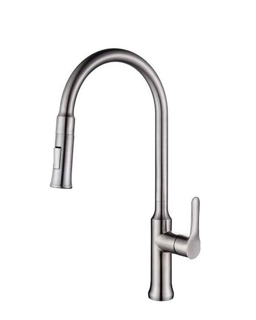 MONOCOMANDO DE MESA BICA ALTA COZINHA ESCOVADA DG1021 DEGO METAIS