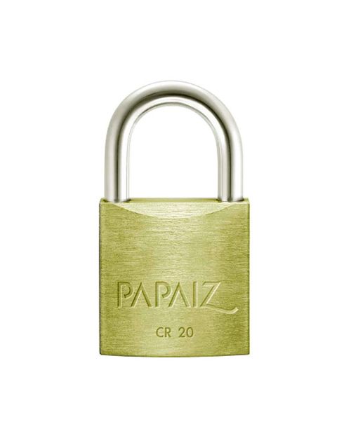 Cadeado com Chave 20mm Latão Maciço Papaiz