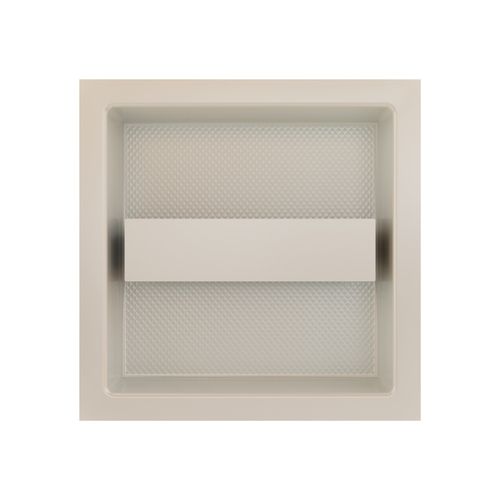 Puxador Livorno de Embutir 98x98mm Fosco Zen
