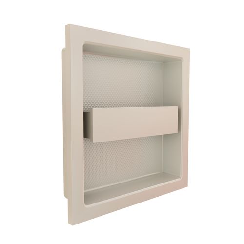 Puxador Livorno de Embutir 98x98mm Fosco Zen