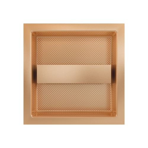Puxador Livorno de Embutir 98x98mm Dourado Matte Zen