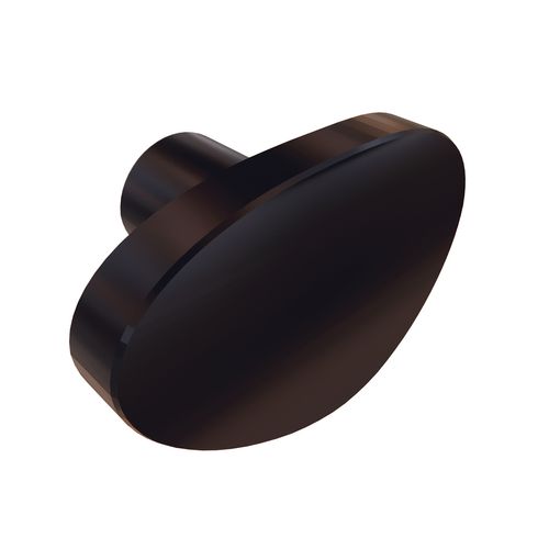 Puxador Beetle Sem Base Preto Zen
