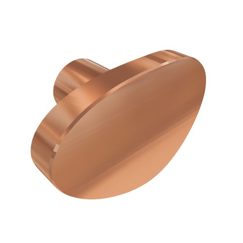 Puxador Beetle Sem Base Dourado Matte Zen