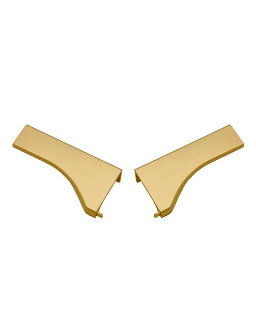 Ponteira Facetato Pe-183 S7018 para 18mm Dourado Fosco Rometal