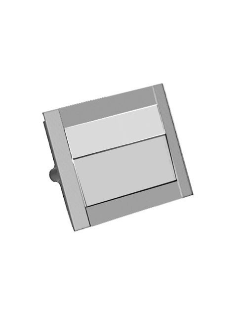 Puxador Inca 70mm Fosco com Base Cromada Zen