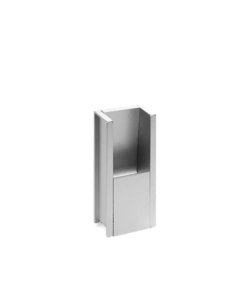 Puxador Cardiff 30mm Níquel Velho com Couro Marrom Zen