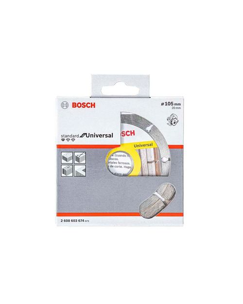 Disco Diamantado Standard 105mm Bosch
