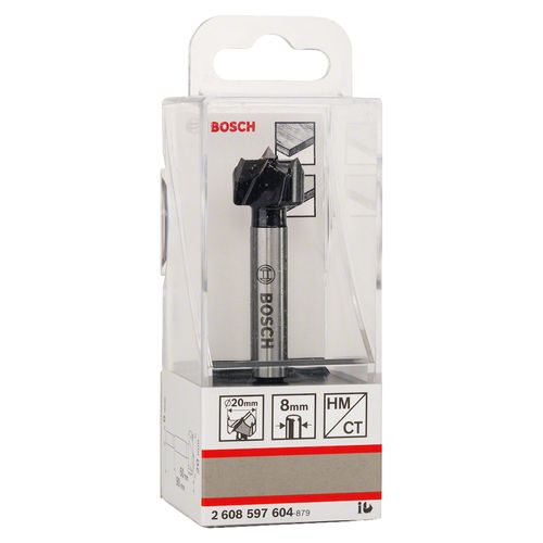 Broca para Furo de Dobradiça 20x90x8mm Bosch