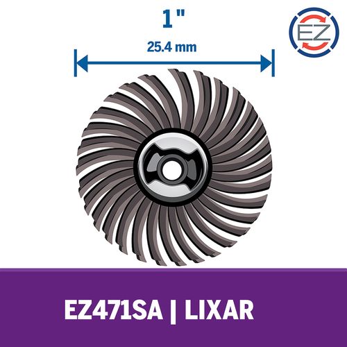 Escova Abrasiva Para Detalhes 25.4mm de Grão Grosso dremel