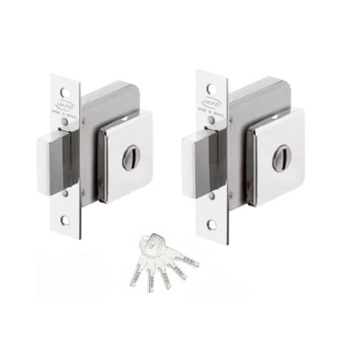 Fechadura Auxiliar 2200 Dupla Tecnoponto 081 40mm Dourada Escovada Imab