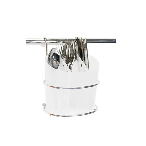 Porta Talheres com Suporte Aramado Inox 3023 Jomer
