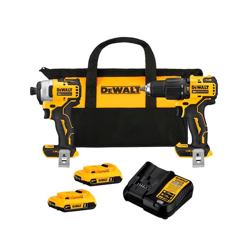 Parafusadeira e Furadeira de Impacto 1/2pol. e 1/4pol. Dck279d2-br Dewalt