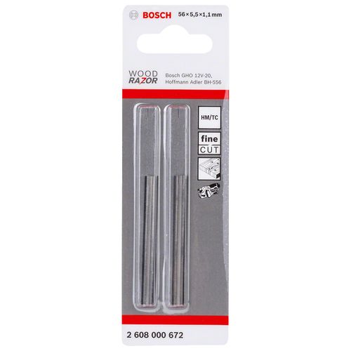Faca para Plaina Manual Gho12v-20 com 2 Peças Bosch
