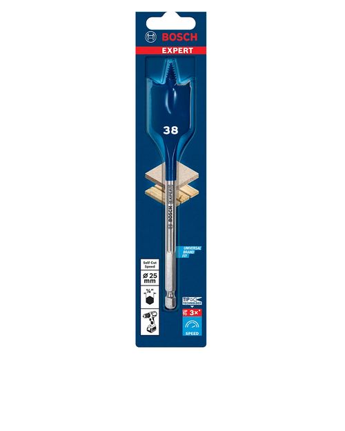 Broca Chata Encaixe Hexagonal Ø38mm X 156mm 1/4 Speed Bosch