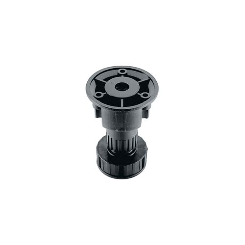Pé Nivelador para Rodapé 150mm Preto Hafele