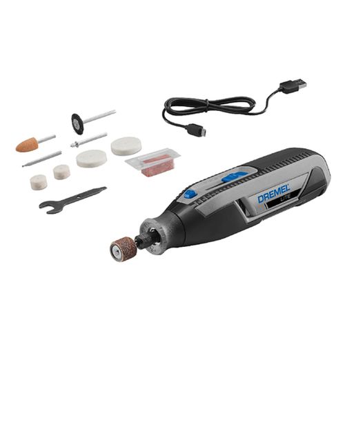 MICRO RETÍFICA A BATERIA DE LÍTIO 4VMAX + ACESSÓRIOS DREMEL