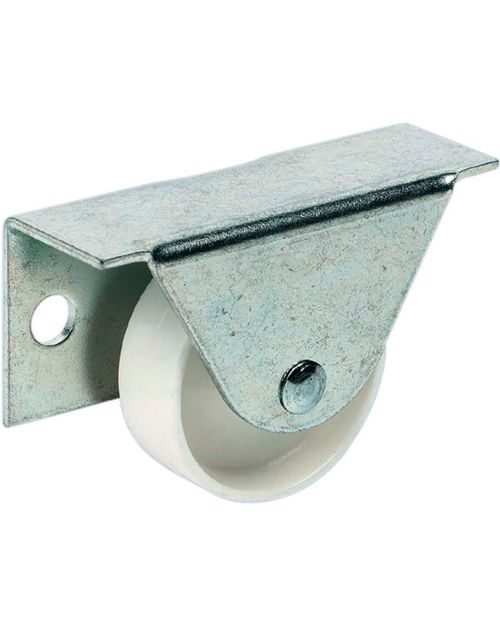 RODÍZIO NYLON PARA CAMA SEM FREIO 35MM 40KG HAFELE