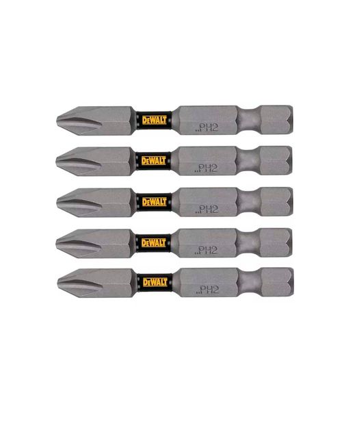 Kit de Pontas Bits Ph2 Max Fit 5 Peças Dwa2ph2-5l Dewalt