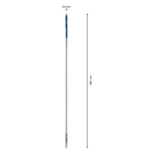 Broca Chata Encaixe Hexagonal Ø6mm X 400mm 1/4 Speed Bosch