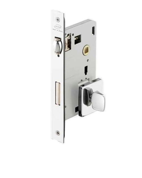 Fechadura Banheiro 1710 Rolete Tr81 Cromo Acetinado Imab