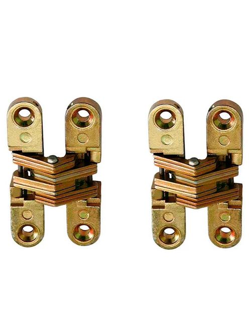 Dobradiça Invisível 45mm 2 Peças Latão Fama